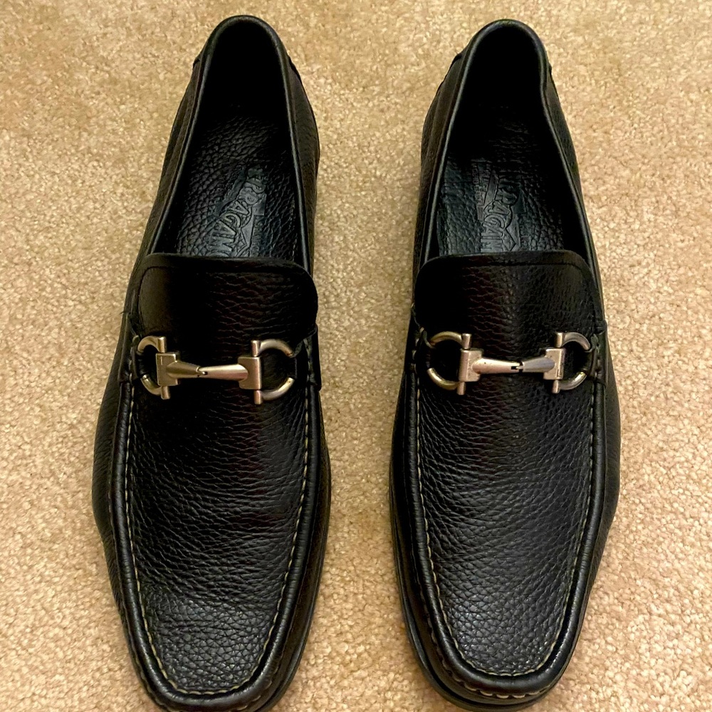 Ferragamo Men’s black loafers